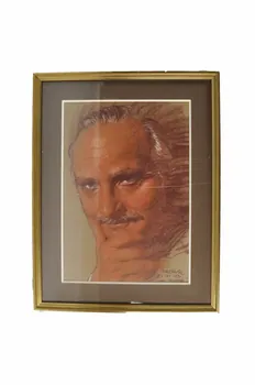 tableau Portrait de Belline Îles Canaries, Espagne 1977/2/1-1977/2/28 1977.60.61  Photo Mucem