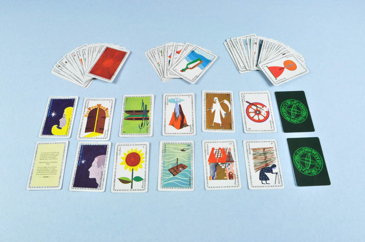 Marcel Belline jeu de cartes Horoscope Belline 1977 1977.60.66.3.1-54 Photo Mucem