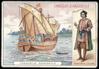 Edition de la Chocolaterie d'Aiguebelle carte réclame chromo 1900-1919 1996.40.396.3  Photo