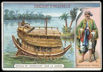 Edition de la Chocolaterie d'Aiguebelle carte réclame chromo 1900-1919 1996.40.396.1 Photo