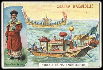 Edition de la Chocolaterie d'Aiguebelle carte réclame chromo 1900-1919 1996.40.396.10 Photo