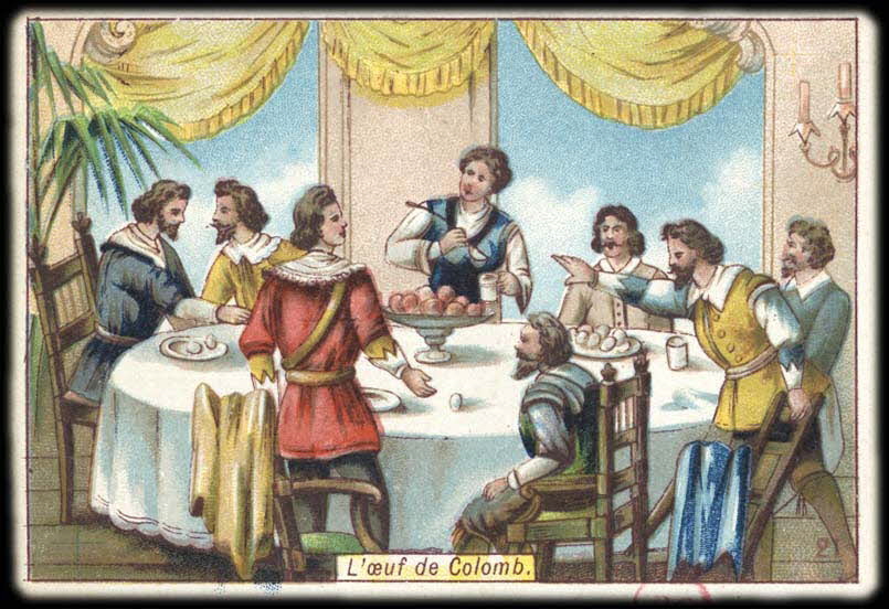 carte réclame L'oeuf de Colomb. 1994.31.181.5 Photo