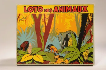 Saussine frères éditeurs boîte de jeu LOTO DES ANIMAUX Paris 1925-1935 1999.32.3.1-11 Photo