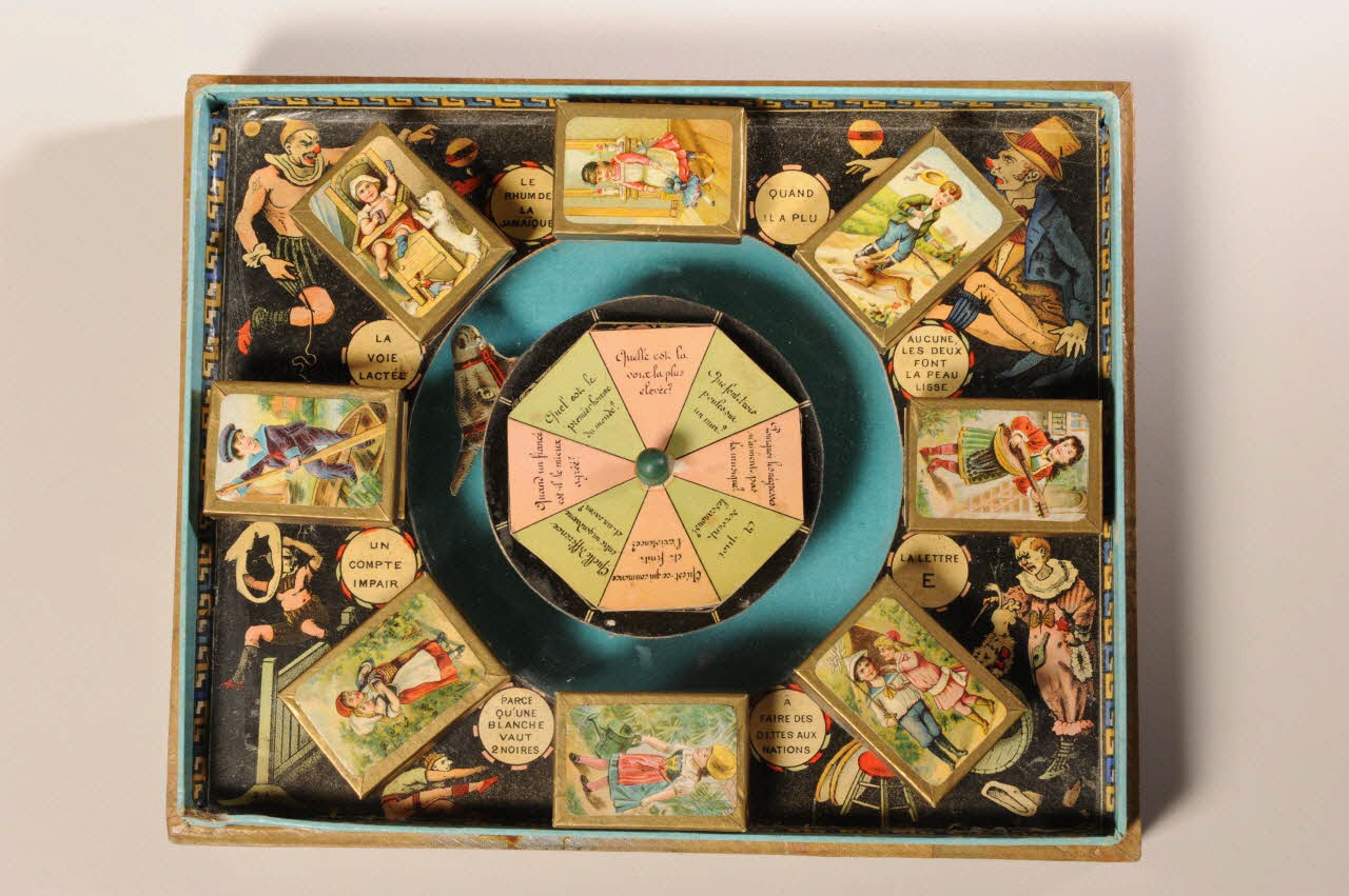 Saussine frères éditeurs boîte de jeu LE PETIT ANE SAVANT SAIT PREDIRE L'AVENIR Ile-de-France, France 1896 2001.7.4.1-60 Photo