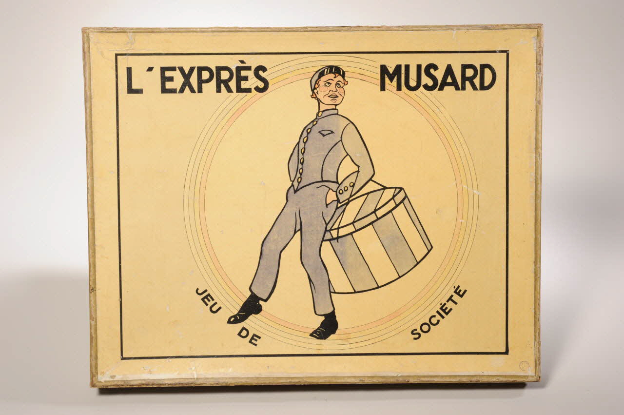 Saussine frères éditeurs boîte de jeu L'EXPRES MUSARD  JEU DE SOCIETE Paris 1920-1930 2002.7.2.1-16 Photo