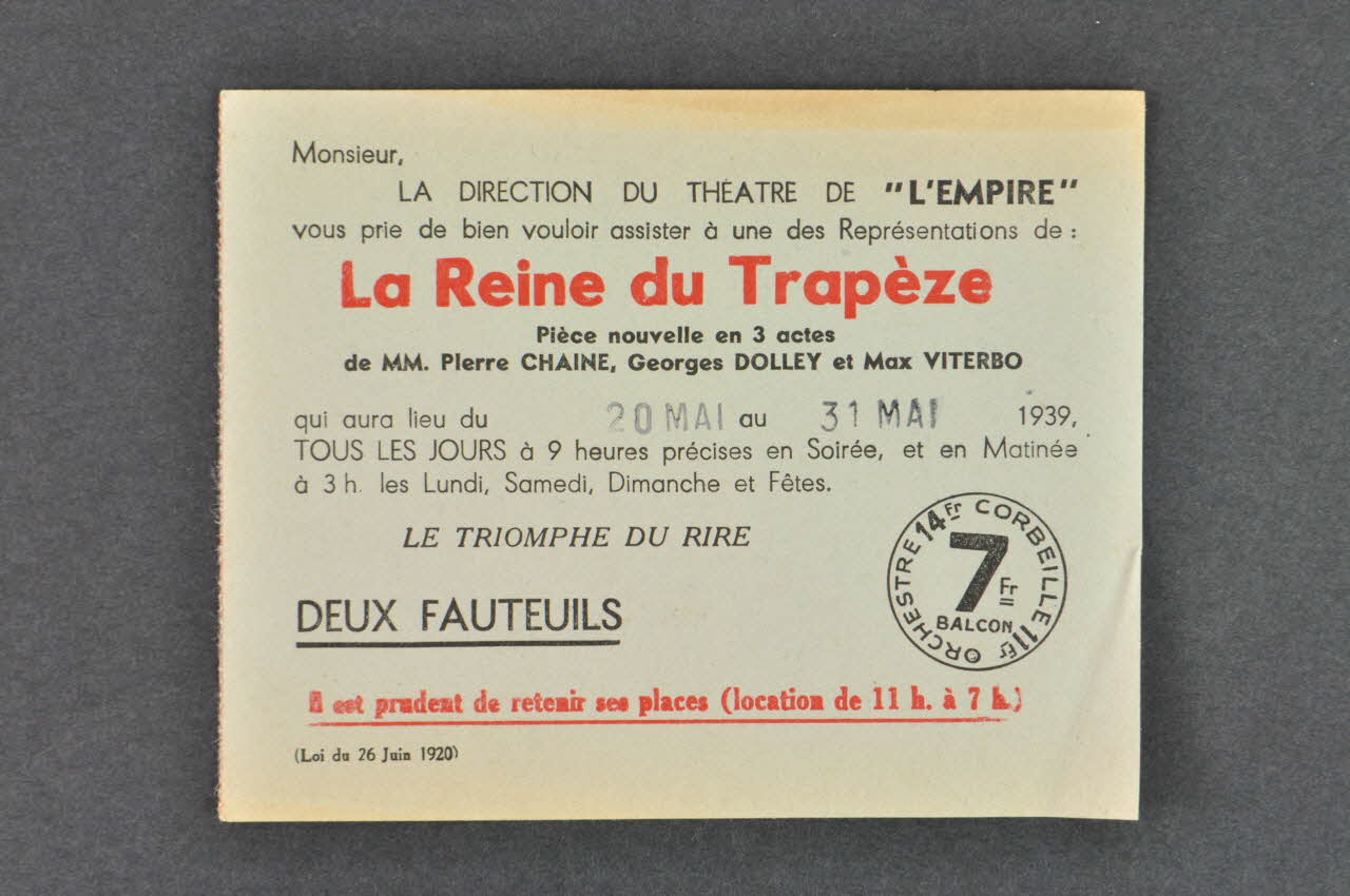 FEUILLE DE PAPIER Île-de-France, France 1939 1979.7.196.13 Photo Mucem