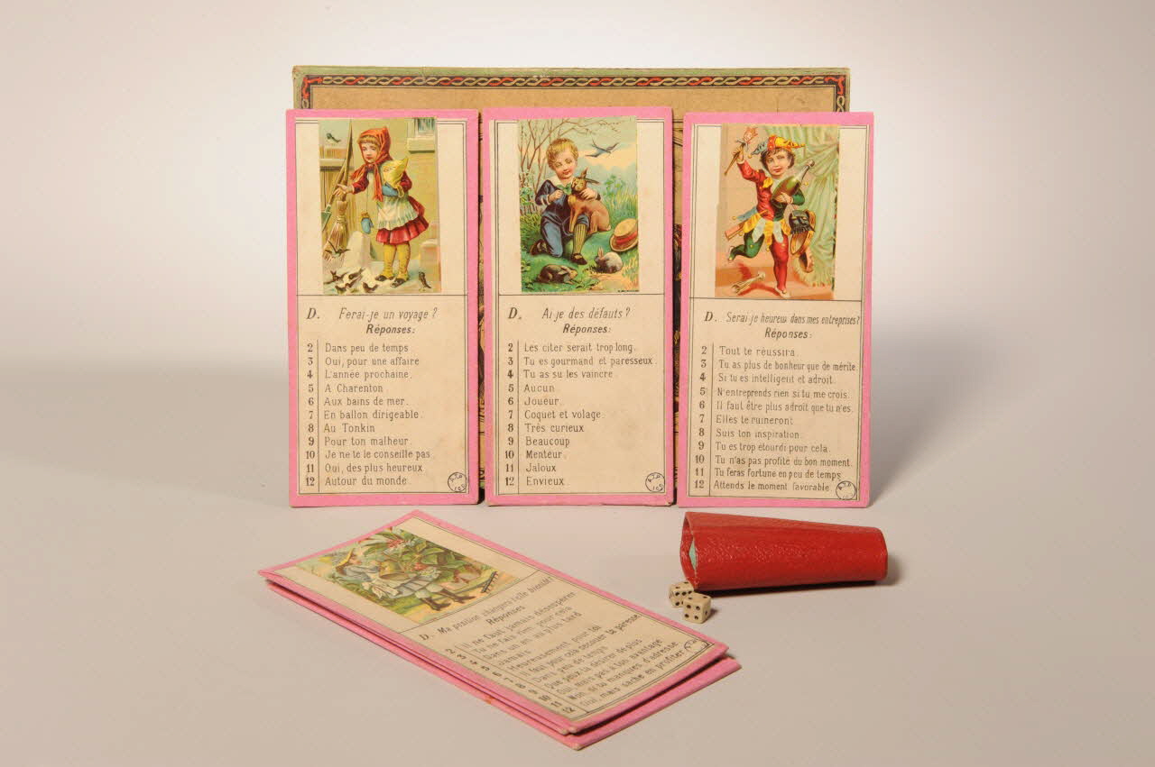 Saussine frères éditeurs ; Roche boîte de jeu L'AVENIR POUR TOUS Paris 1875-1885 2003.22.4.1-11 Photo