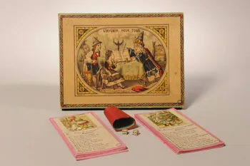 Saussine frères éditeurs ; Roche boîte de jeu L'AVENIR POUR TOUS Paris 1875-1885 2003.22.4.1-11  Photo