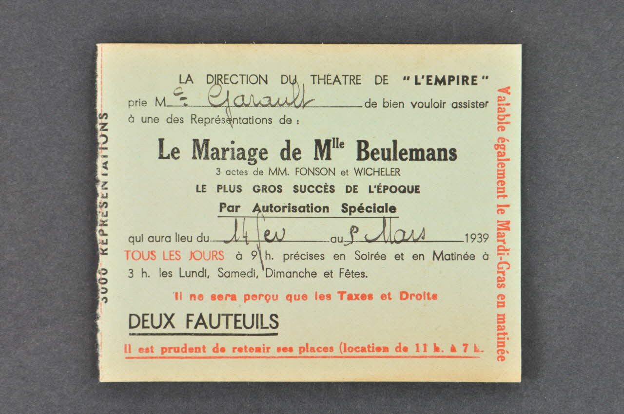 FEUILLE DE PAPIER Île-de-France, France 1939 1979.7.196.2 Photo Mucem