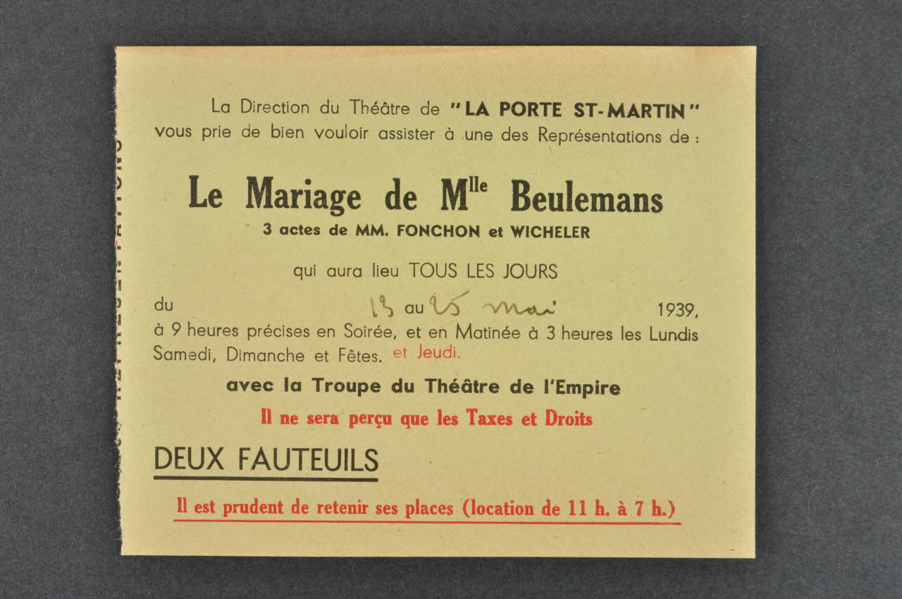 FEUILLE DE PAPIER Île-de-France, France 1939 1979.7.196.6 Photo Mucem