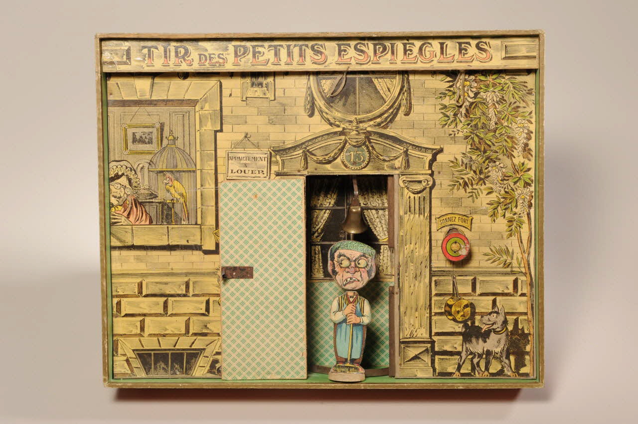 Saussine frères éditeurs boîte de jeu TIR DES PETITS ESPIEGLES Paris 1910-1920 2005.6.2 Photo