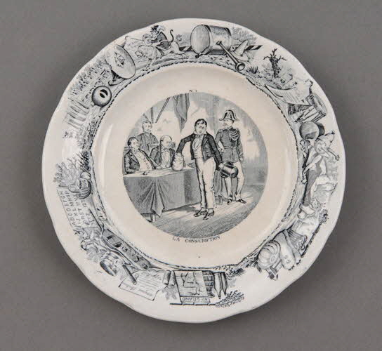 assiette plate Île-de-France, France 1850-1900 1964.98.11 Photo
