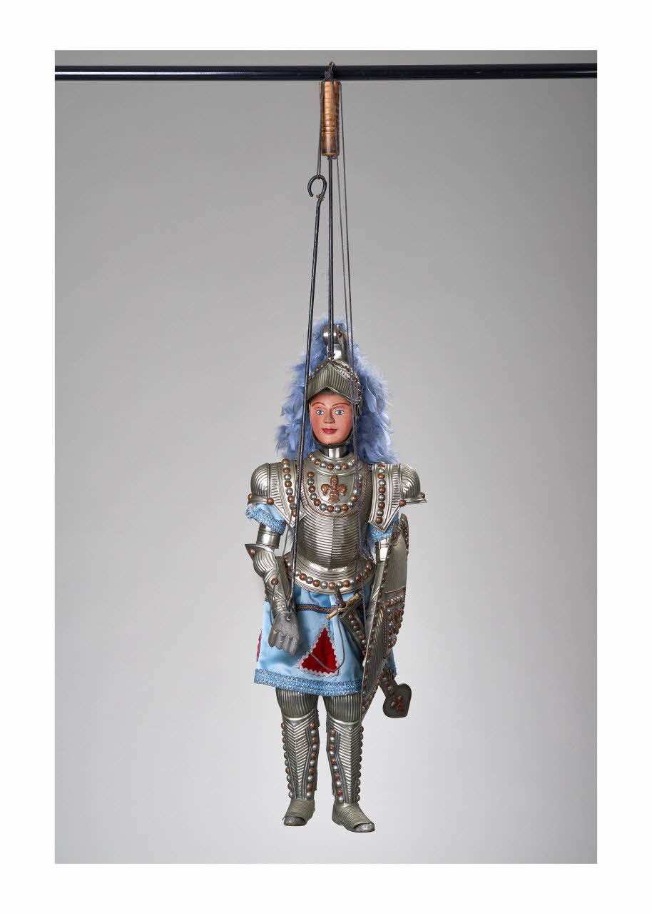 Vincenzo Mogavero ; Salvatore Bumbello marionnette à tringle et à fils Astolfo Sicile, Italie 1990-1999 2015.1.11 Photo Mucem/ Yves Inchierman