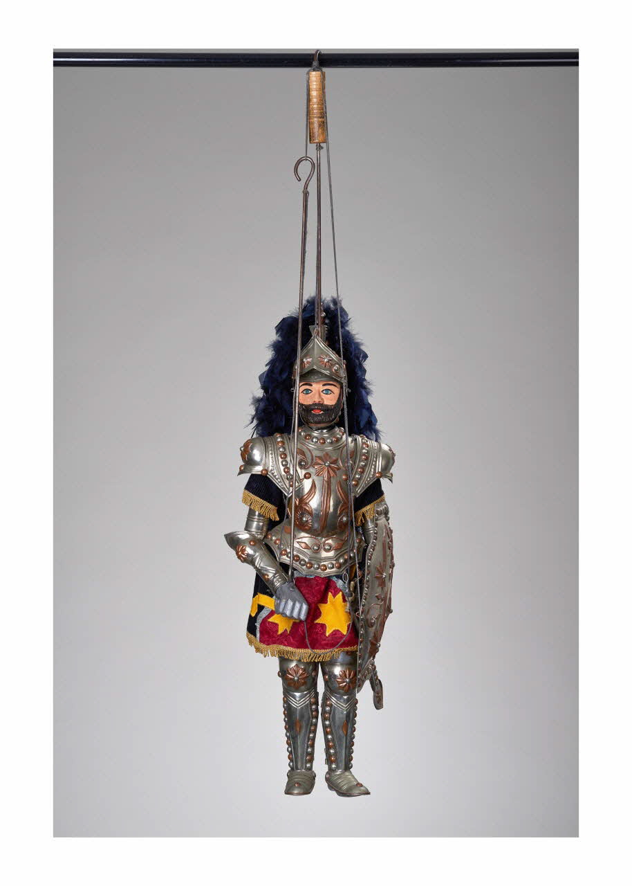 Vincenzo Mogavero ; Salvatore Bumbello marionnette à tringle et à fils Uggero, il danese Sicile, Italie 1990-1999 2015.1.14 Photo Mucem/ Yves Inchierman