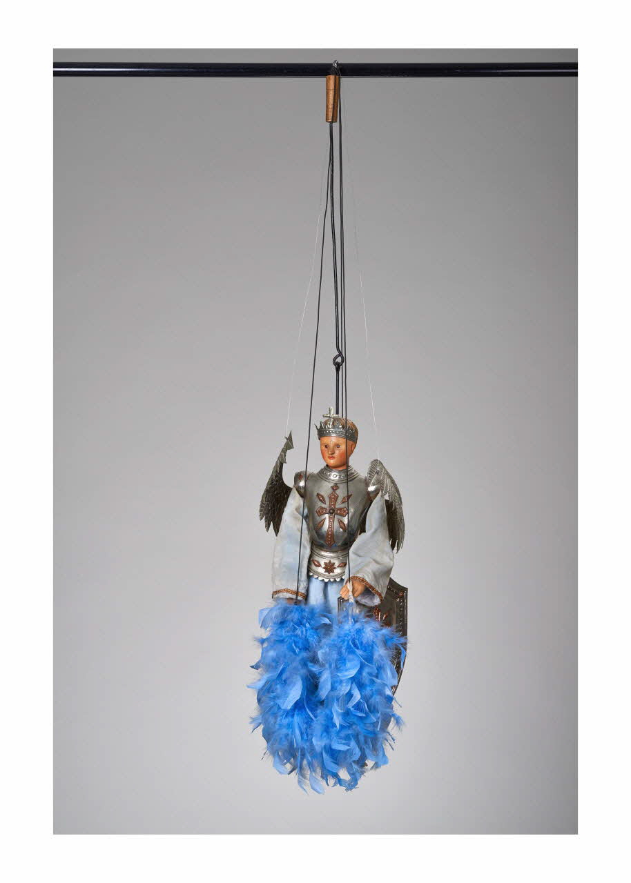 Antonino D'Armetta ; Salvatore Bumbello marionnette à tringle et à fils Angelo Sicile, Italie 1980-1989 2015.1.20 Photo Mucem/ Yves Inchierman