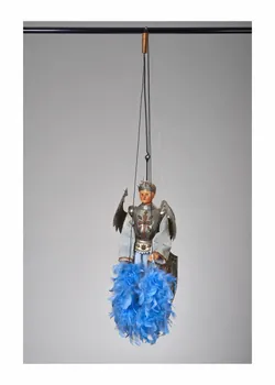 Antonino D'Armetta ; Salvatore Bumbello marionnette à tringle et à fils Angelo Sicile, Italie 1980-1989 2015.1.20 Photo Mucem/ Yves Inchierman