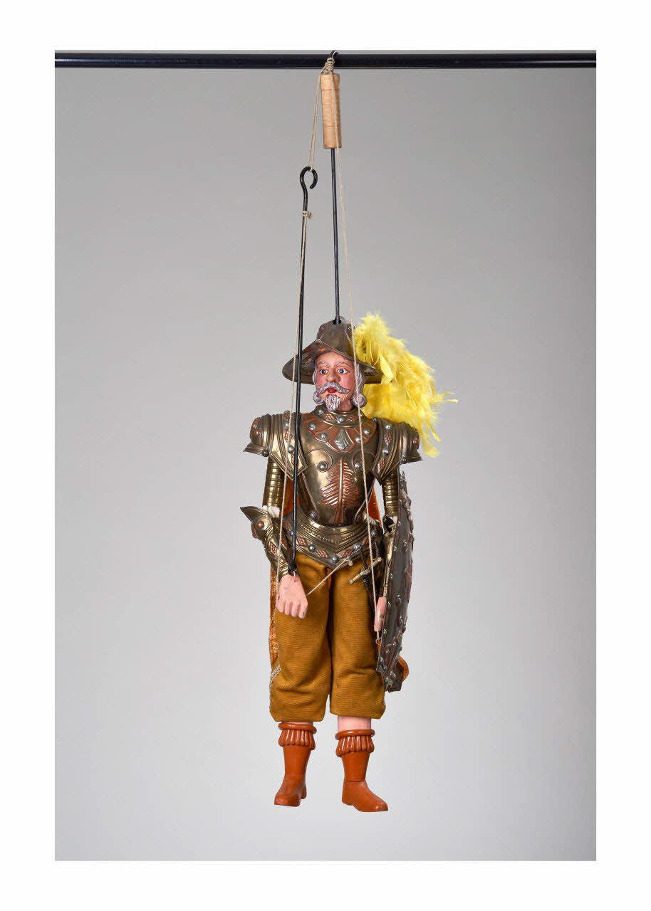 Vincenzo Mogavero ; Salvatore Bumbello marionnette à tringle et à fils Marsilio Sicile, Italie 1975-1980 2015.1.23 Photo Mucem/ Yves Inchierman