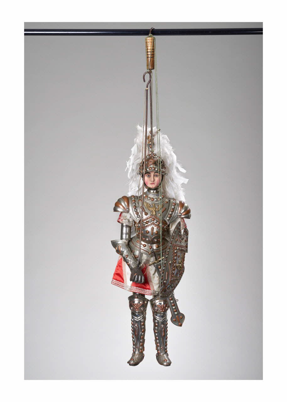 Giovanni Frangipane ; Salvatore Bumbello marionnette à tringle et à fils Ruggiero Sicile, Italie 1990-1999 2015.1.40 Photo Mucem/ Yves Inchierman