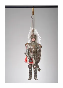 Giovanni Frangipane ; Salvatore Bumbello marionnette à tringle et à fils Ruggiero Sicile, Italie 1990-1999 2015.1.40 Photo Mucem/ Yves Inchierman
