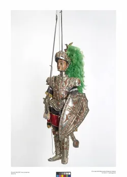 Nicola Pirrotta ; Salvatore Bumbello marionnette à tringle et à fils Orlando Sicile, Italie 1990-1995 2015.1.1.1 Photo Mucem/ Yves Inchierman