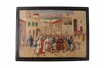 Anonyme tableau Un Français assassiné au Maroc Bretagne, France 1925-1940 1983.39.6 Photo Mucem