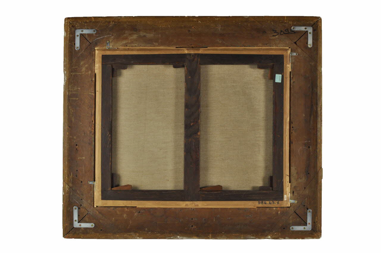 Amédée, Elie Servin tableau L'atelier du menuisier 1860 1984.43.1 Photo Mucem