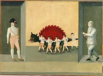 Claude Michel Celse tableau Tarasque et tarascaires Provence-Alpes-Côte d'Azur, France 1861-1865 1946.77.1 Photo