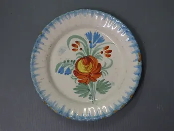 assiette plate Midi-Pyrénées, France 1800-1825 1962.91.3 Photo