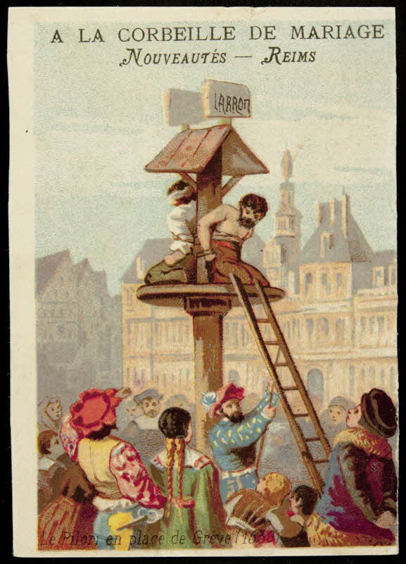 Bouillon-Rivoyre carte réclame chromo Paris 1877-1893 1995.1.3037.2 Photo