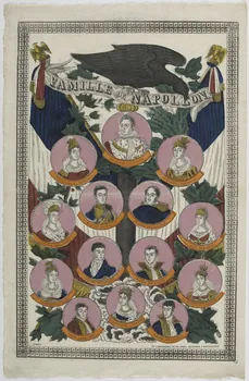 R. Sigrist ; Théophile- Frédéric Deckherr ; Rodolphe Henri Deckherr imagerie ancienne FAMILLE DE NAPOLEON. Franche-Comté, France 1830-1837 1951.72.36 Photo RMN-Grand Palais (Mucem)