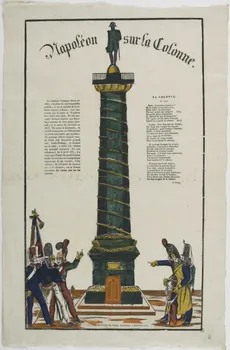 Théophile- Frédéric Deckherr ; Rodolphe Henri Deckherr imagerie ancienne Napoléon sur la Colonne. Montbéliard 1831 1952.39.90  Photo RMN-Grand Palais (Mucem)