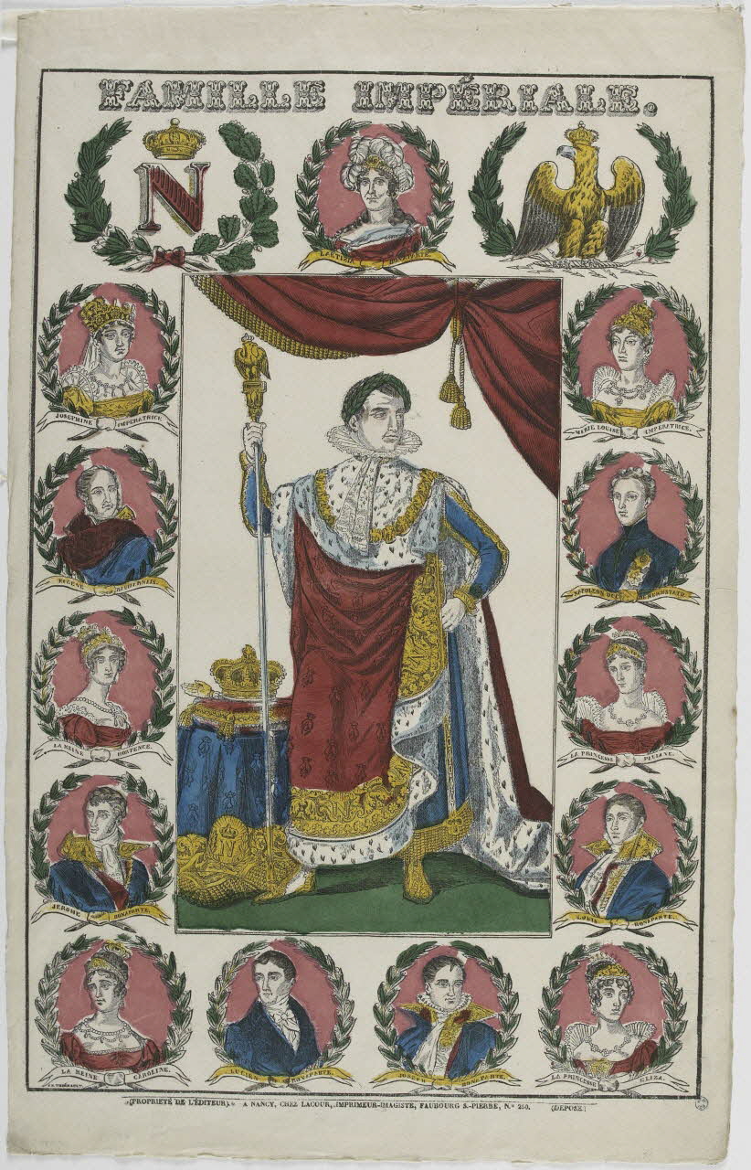 imagerie ancienne FAMILLE IMPERIALE. 1965.75.728 Photo RMN-Grand Palais (Mucem)