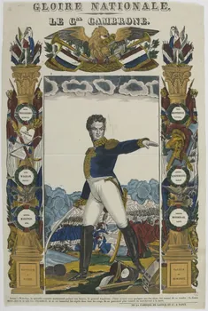 Jean-Baptiste Thiébault ; Hubert Jacques-Prosper-Stanislas,  Lacour Prosper (dit imagerie ancienne GLOIRE NATIONALE.  LE GAL CAMBRONE. Nancy 1835 1965.75.745 Photo RMN-Grand Palais (Mucem)