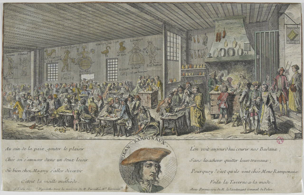 imagerie ancienne La taverne Ramponaux 1938.11.3 Photo RMN-Grand Palais (Mucem)