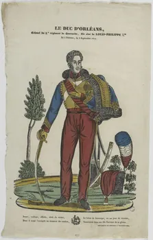 Boulay , Charles ; Théophile- Frédéric Deckherr ; Rodolphe Henri Deckherr estampe LE DUC D'ORLEANS Montbéliard 1837-1842 1985.21.14 Photo RMN-Grand Palais (Mucem)