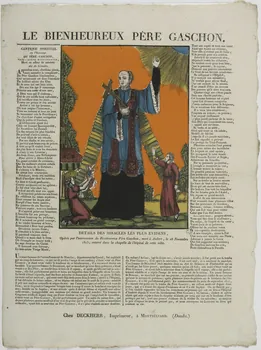 Théophile- Frédéric Deckherr ; Rodolphe Henri Deckherr imagerie ancienne LE BIENHEUREUX PERE GASCHON. Montbéliard 1813-1837 1965.75.692 Photo RMN-Grand Palais (Mucem)