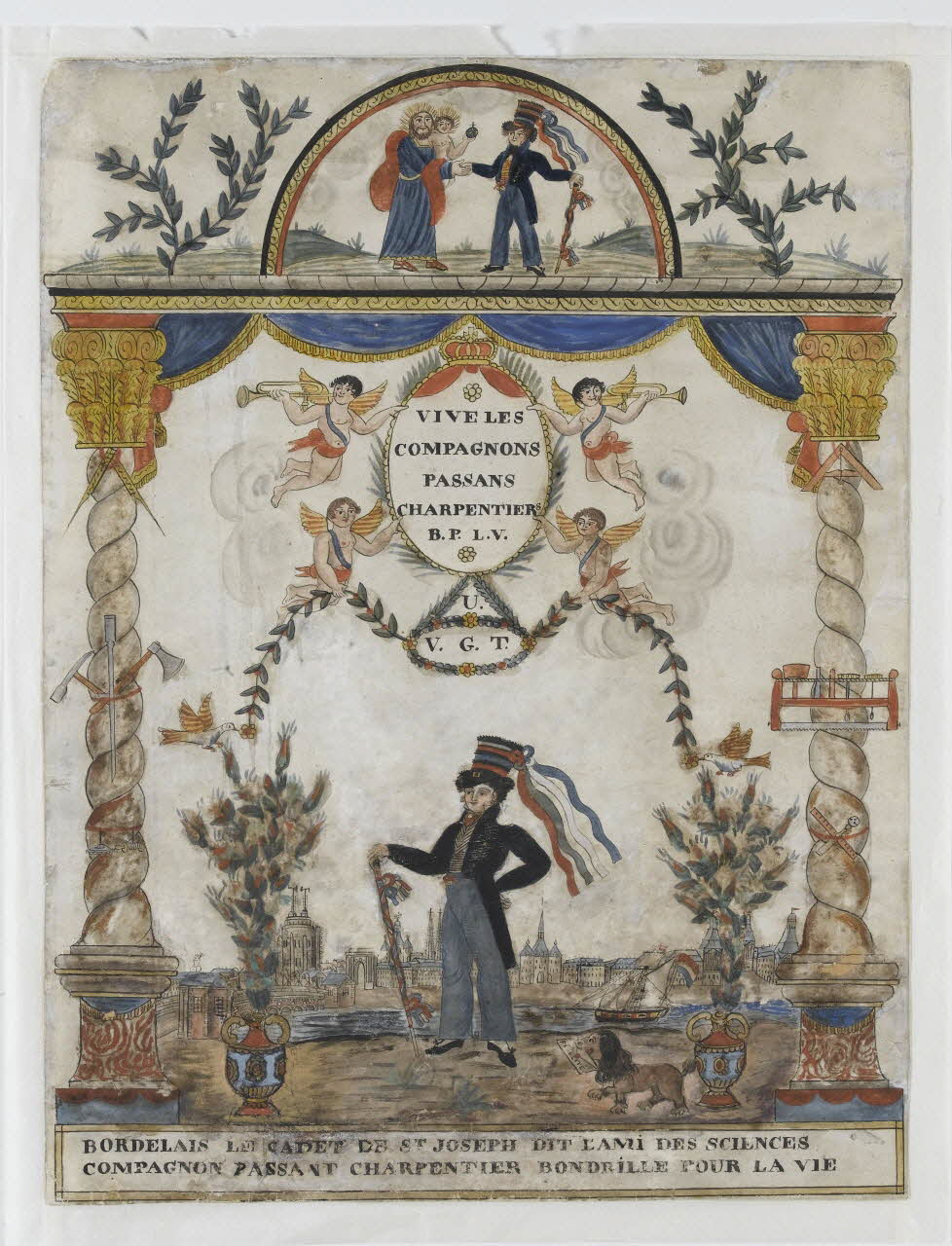 dessin conduite 1825-1835 1936.1.114 Photo RMN-Grand Palais (Mucem)