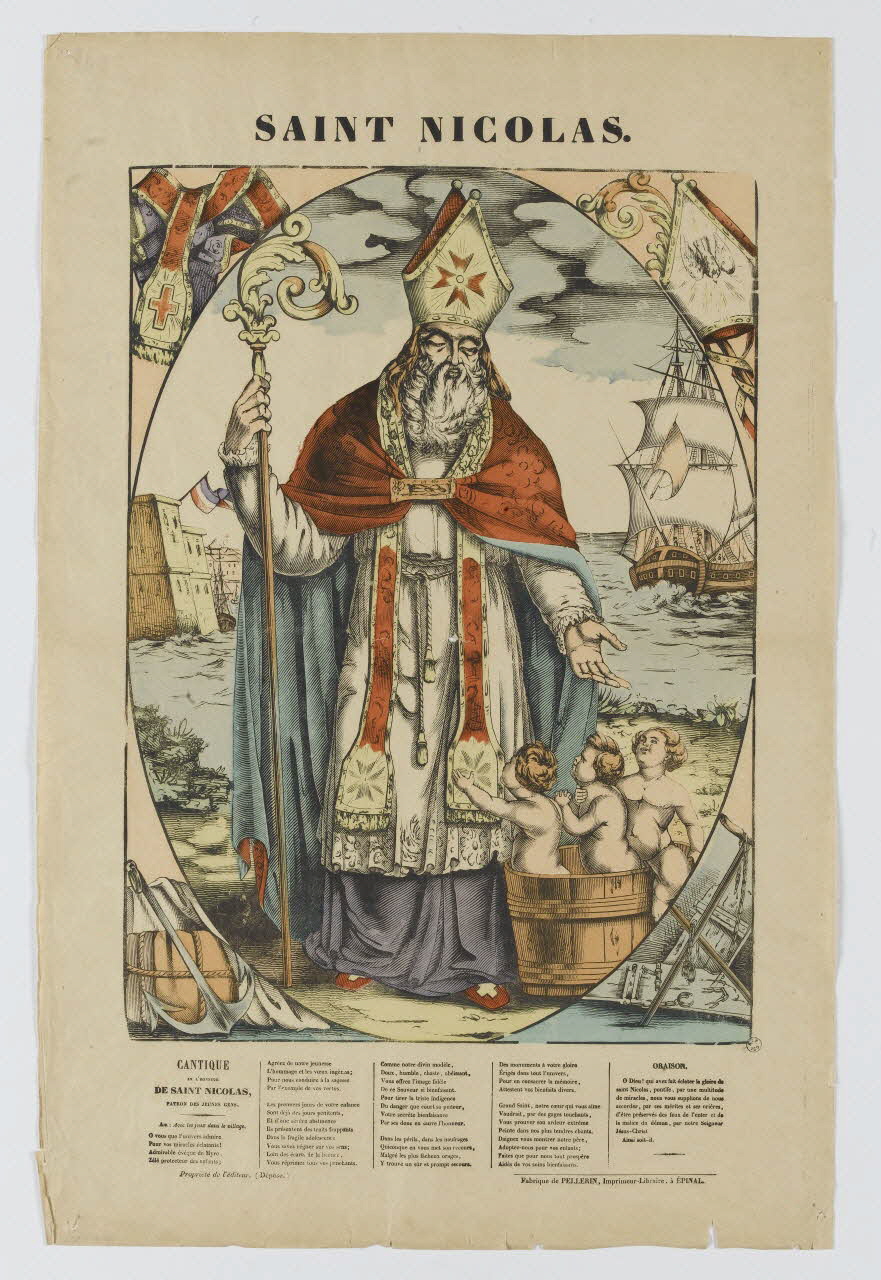Pellerin estampe SAINT NICOLAS. Lorraine, France 1837-1840 1950.21.413 Photo RMN-Grand Palais (Mucem)