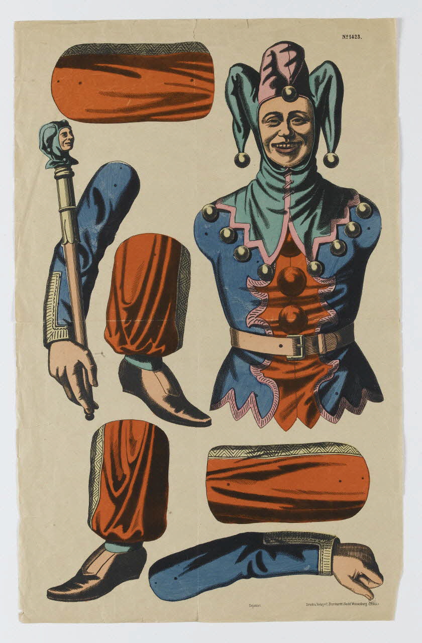 découpage PANTIN. Alsace, France 1880-1888 1950.21.72 Photo RMN-Grand Palais (Mucem)