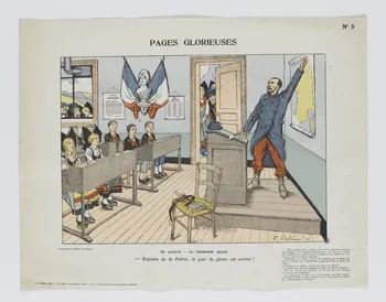 Fabiano Fabien ; Lasnier A. estampe PAGES GLORIEUSES Paris 1914 1950.39.1934 Photo RMN-Grand Palais (Mucem)