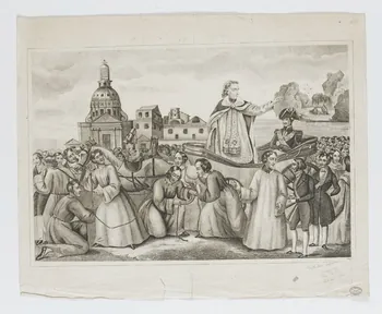 De Giurra Ferranto estampe Retour de Pie VII à Rome 1815-1830 1950.39.725 Photo RMN-Grand Palais (Mucem)