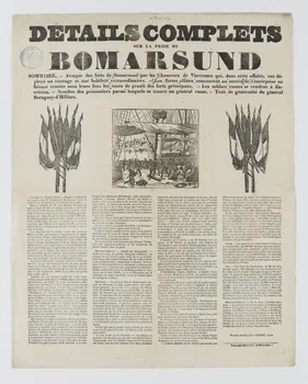 Gaittet canard DETAILS COMPLETS  SUR LA PRISE DE  BOMARSUND Paris 1854 1950.39.839 Photo RMN-Grand Palais (Mucem)