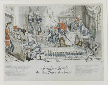 imagerie ancienne Grande Armée du cidevt. Prince de Condé Paris 1791 1951.79.4  Photo RMN-Grand Palais (Mucem)