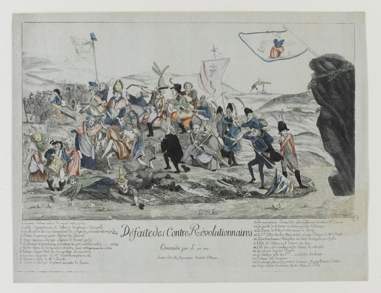 imagerie ancienne DEFAITE DES CONTRE REVOLUTIONNAIRES Paris 1792 1951.79.6 Photo RMN-Grand Palais (Mucem)