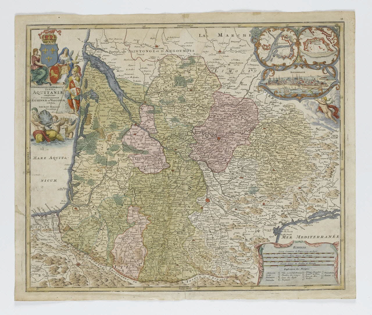 estampe TABULA  AQUITANIAE D1953.15.172 Photo RMN-Grand Palais (Mucem)