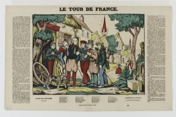 Charles Nicolas Gangel estampe LE TOUR DE FRANCE. Lorraine, France 1852-1858 1953.86.4745 Photo RMN-Grand Palais (Mucem)