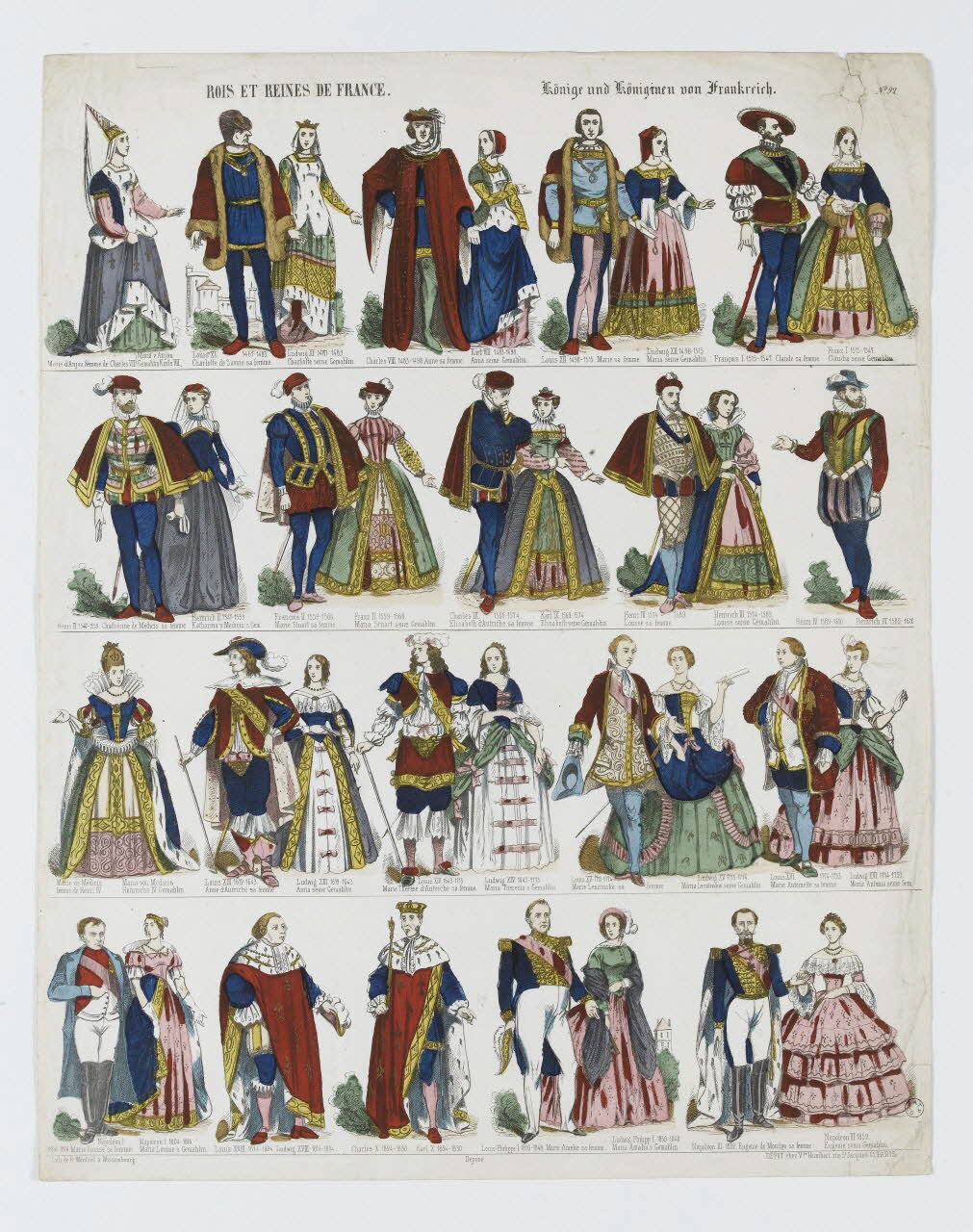 Jean-Frédéric Wentzel à registres (4) ROIS ET REINES DE FRANCE. France 1852-1869 1953.86.870 Photo RMN-Grand Palais (Mucem)