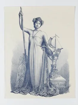 Roussy Toussaint estampe COUPE D'OR Sète 1905 1955.66.1 Photo RMN-Grand Palais (Mucem)