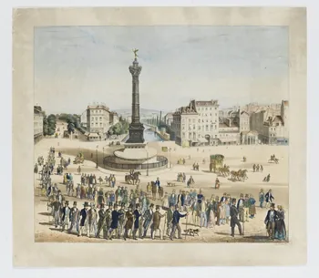 estampe Conduite compagnonnique de maréchal-ferrant Paris 1848 1961.137.1 Photo RMN-Grand Palais (Mucem)