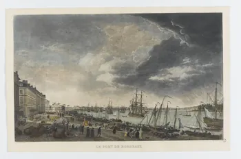 Joseph Vernet ; Mignon Abel Justin estampe LE PORT DE BORDEAUX 1861 1963.35.7  Photo RMN-Grand Palais (Mucem)
